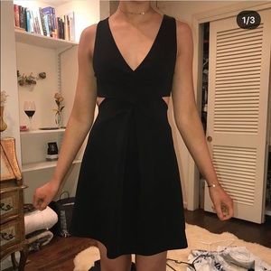 Black Express Cutout Dress